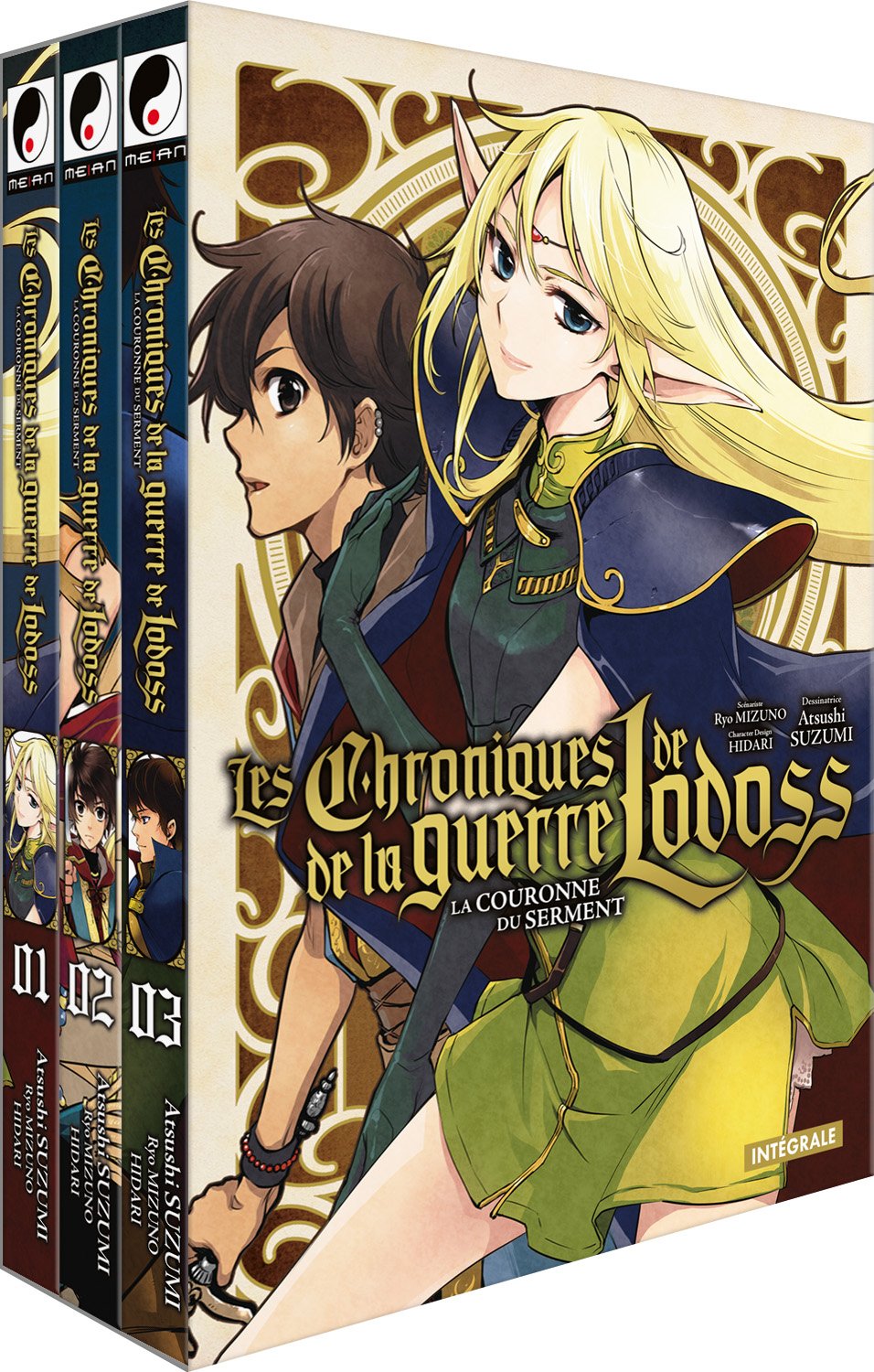 Les Chroniques de la guerre de Lodoss - La Couronne du Serment - Coffret Intégrale (3 tomes)