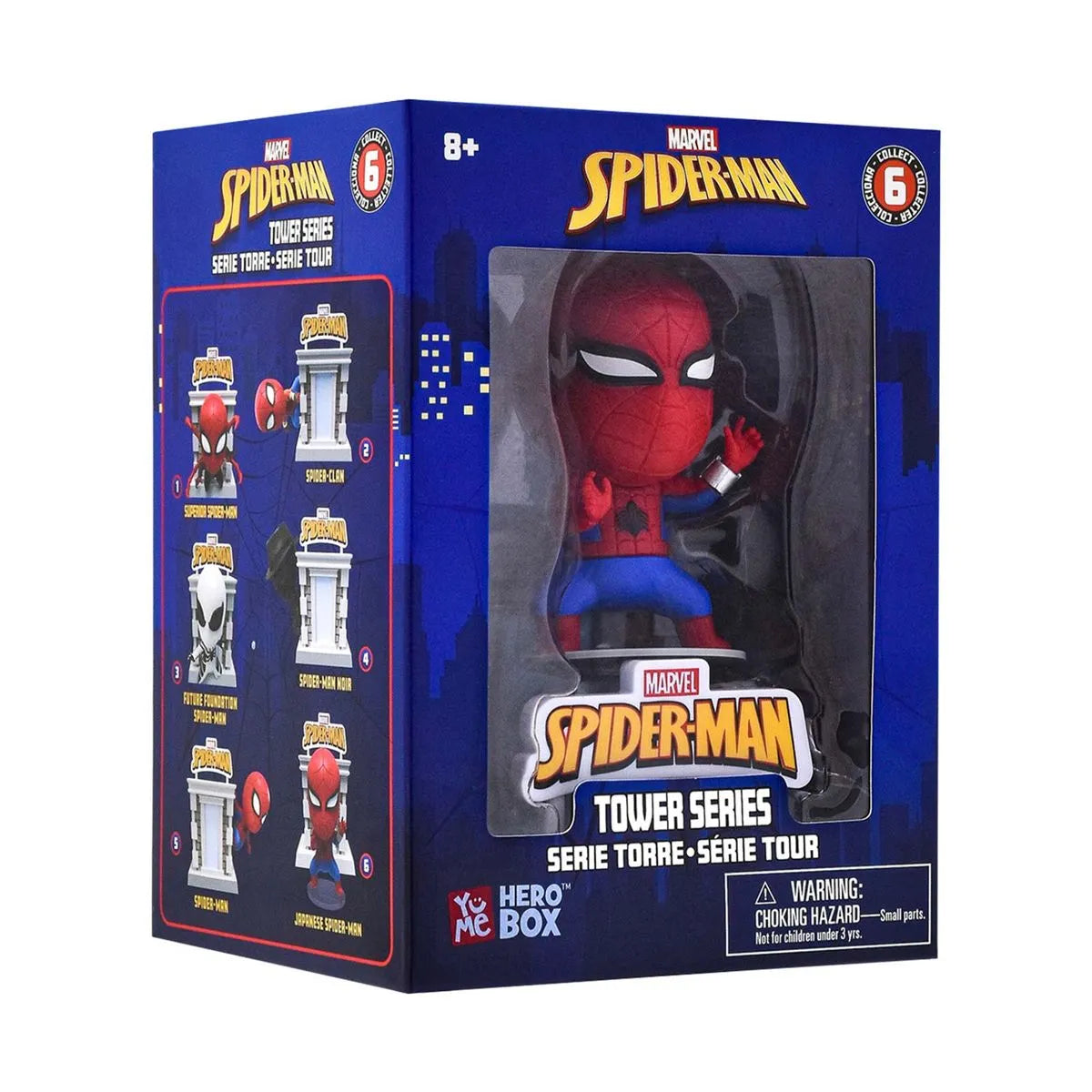 YuMe Hero Box Tower Series - figurines Spider-Man 8cm