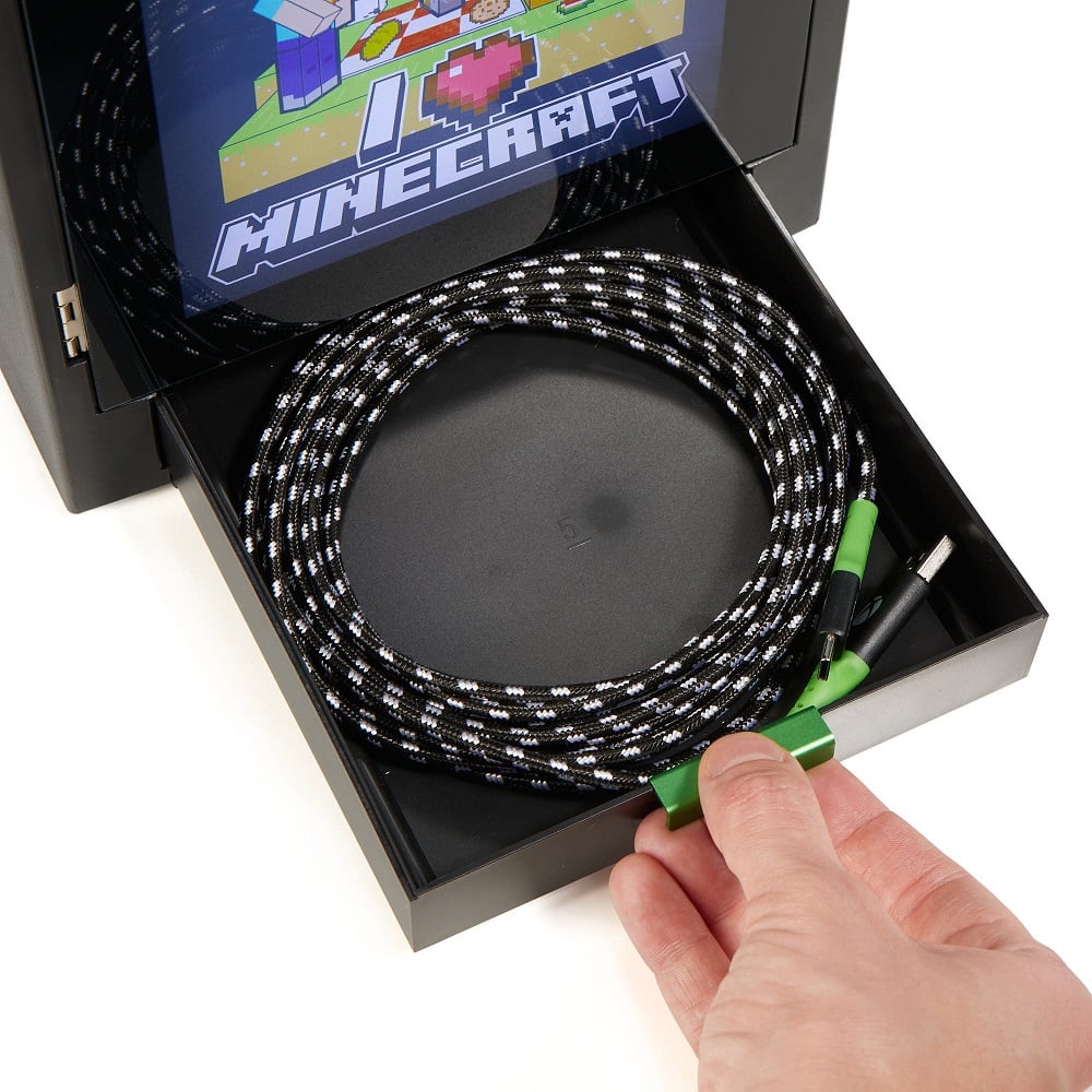 Numskull - Meuble de rangement lumineux inspiré de Minecraft pour gamer - flash vidéo