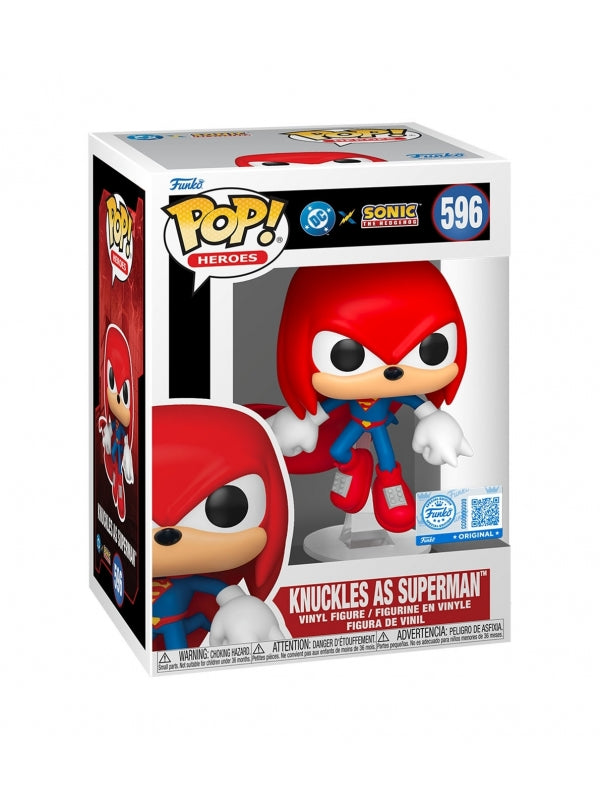 Funko Pop! Heroes: DC Comics x Sonic The Hedgehog - Knuckles (Superman Suit)
