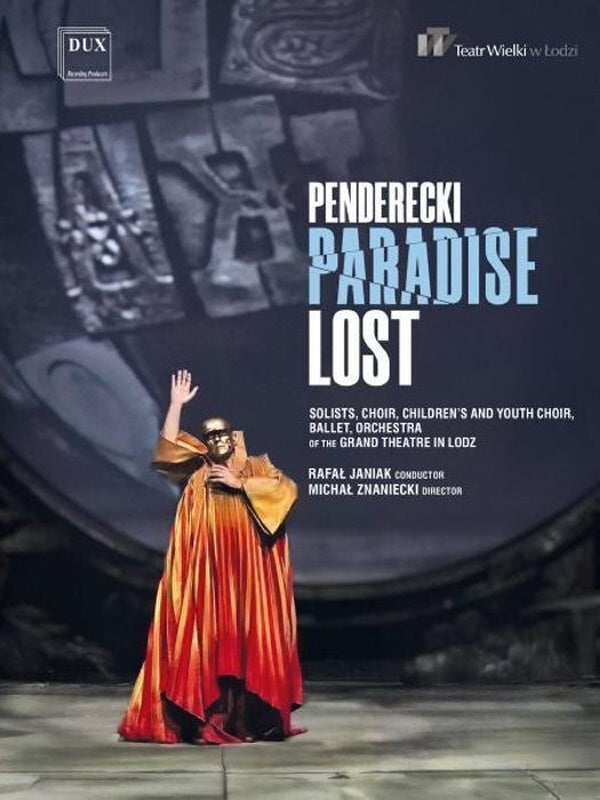 Krzysztof Penderecki (1933-2020) : Paradise Lost - Opéra en 2 actes [DVD] - flash vidéo