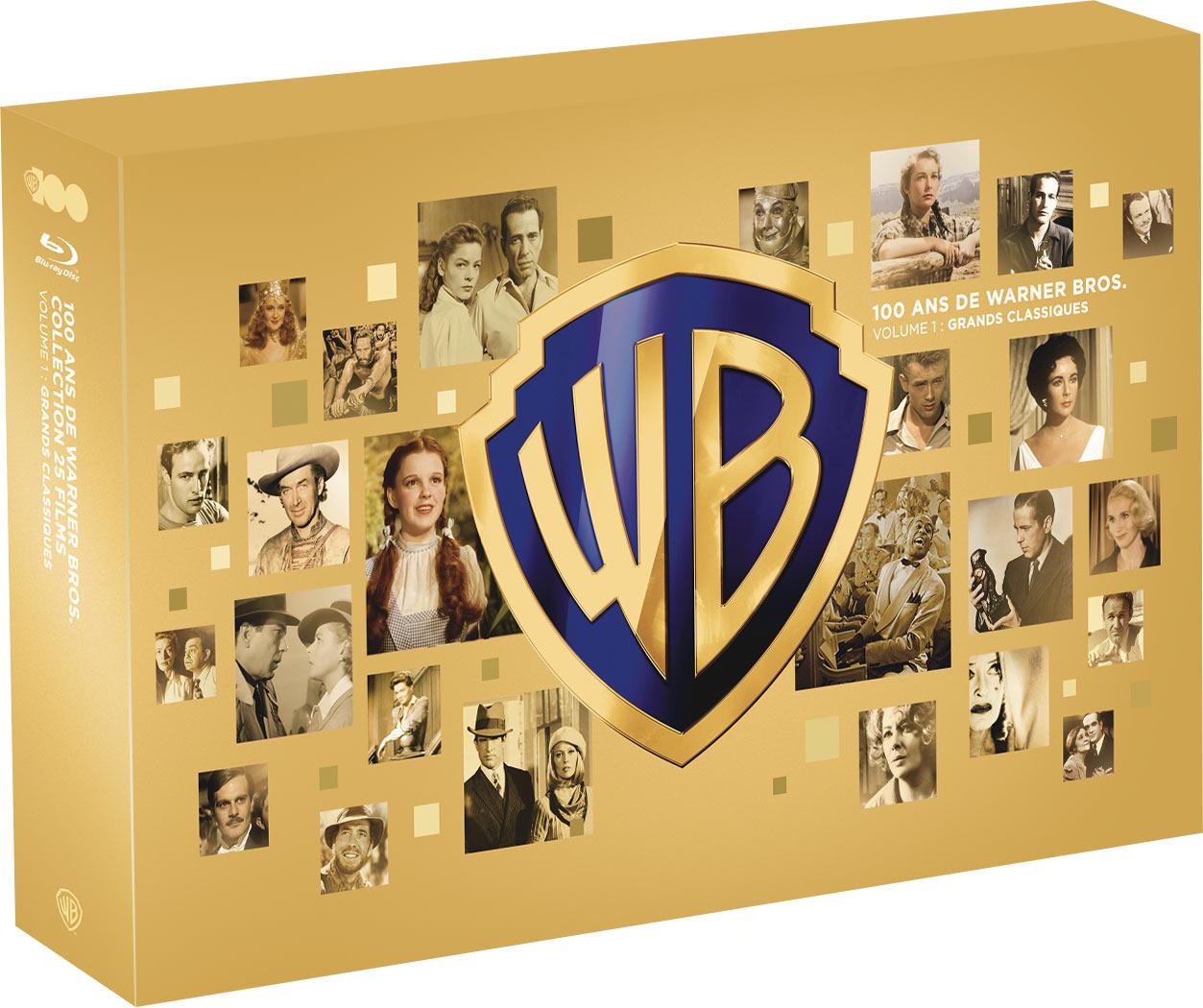 100 ans de Warner - Coffret 25 films - Volume 1 : Grands Classiques [Blu-ray]