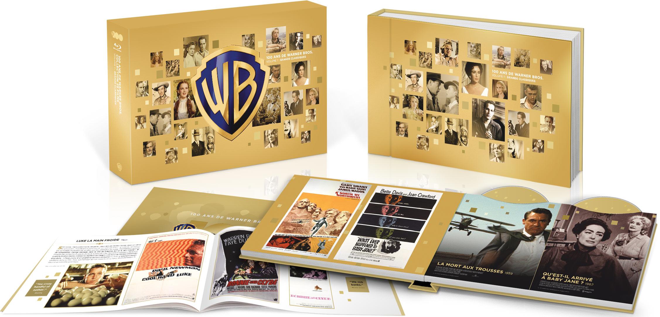 100 ans de Warner - Coffret 25 films - Volume 1 : Grands Classiques [Blu-ray]
