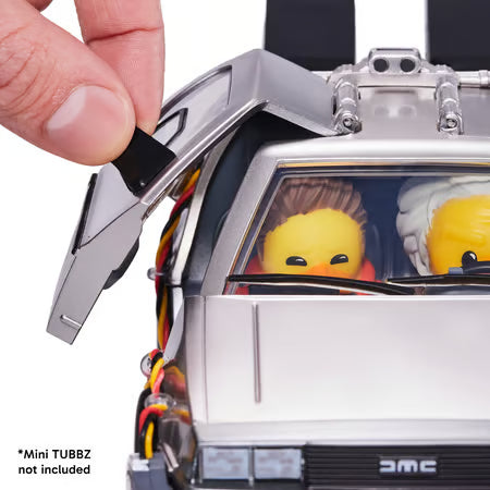 Numskull - TUBBZ Canard de bain - Retour vers le Futur - Delorean (Édition véhicule) - 33cm