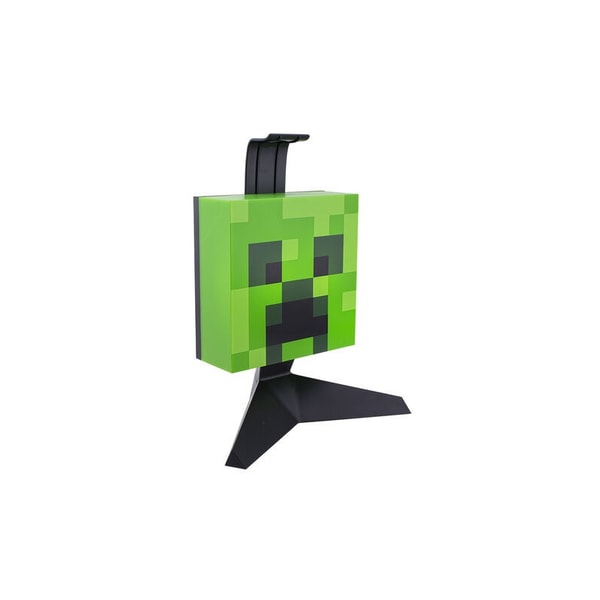 Mojang Studios - Minecraft - Lampe support pour casque tête de Creeper - flash vidéo