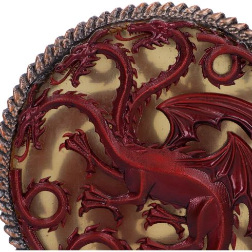 Nemesis Now - House of the Dragon - Lampe Emblème Targaryen 20.5cm - flash vidéo