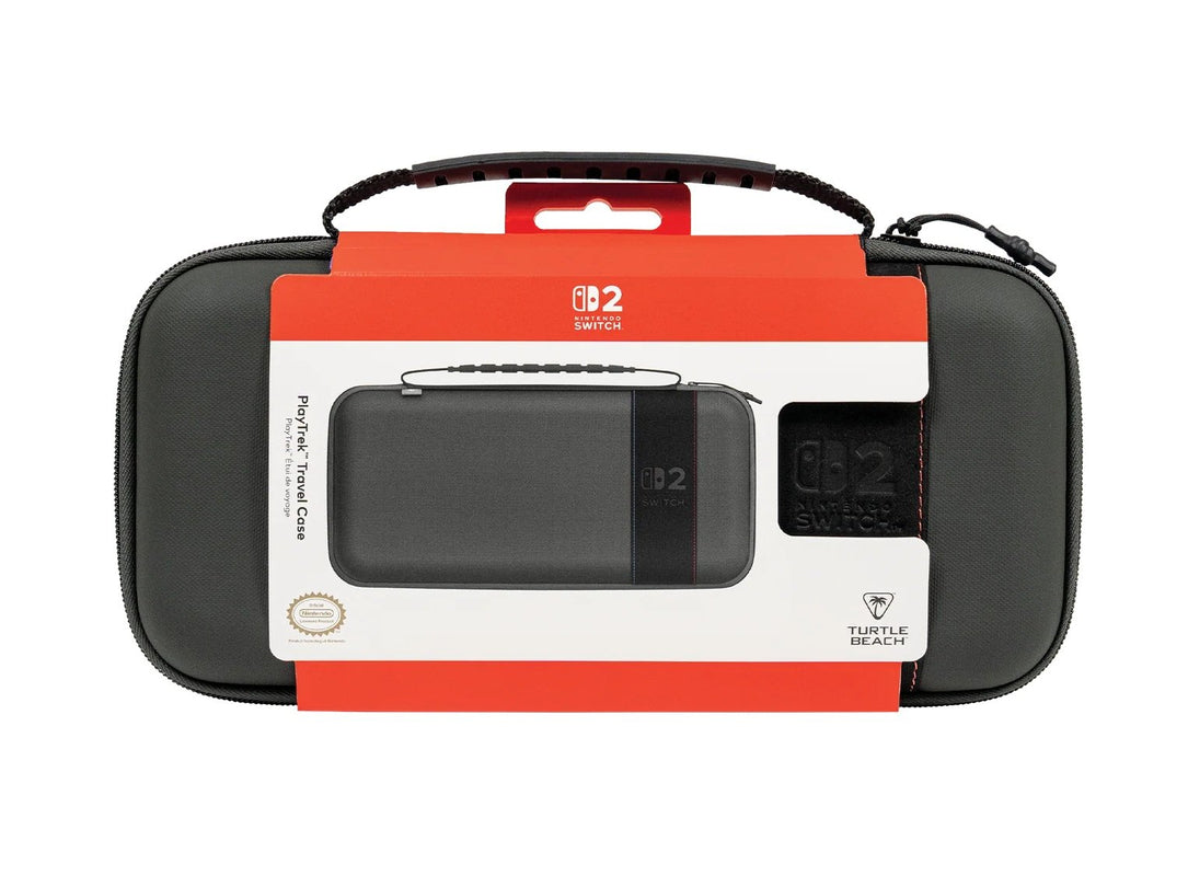 Turtle Beach - Étui de voyage PlayTrek noir charbon pour Nintendo Switch, Switch modèle OLED et Switch 2