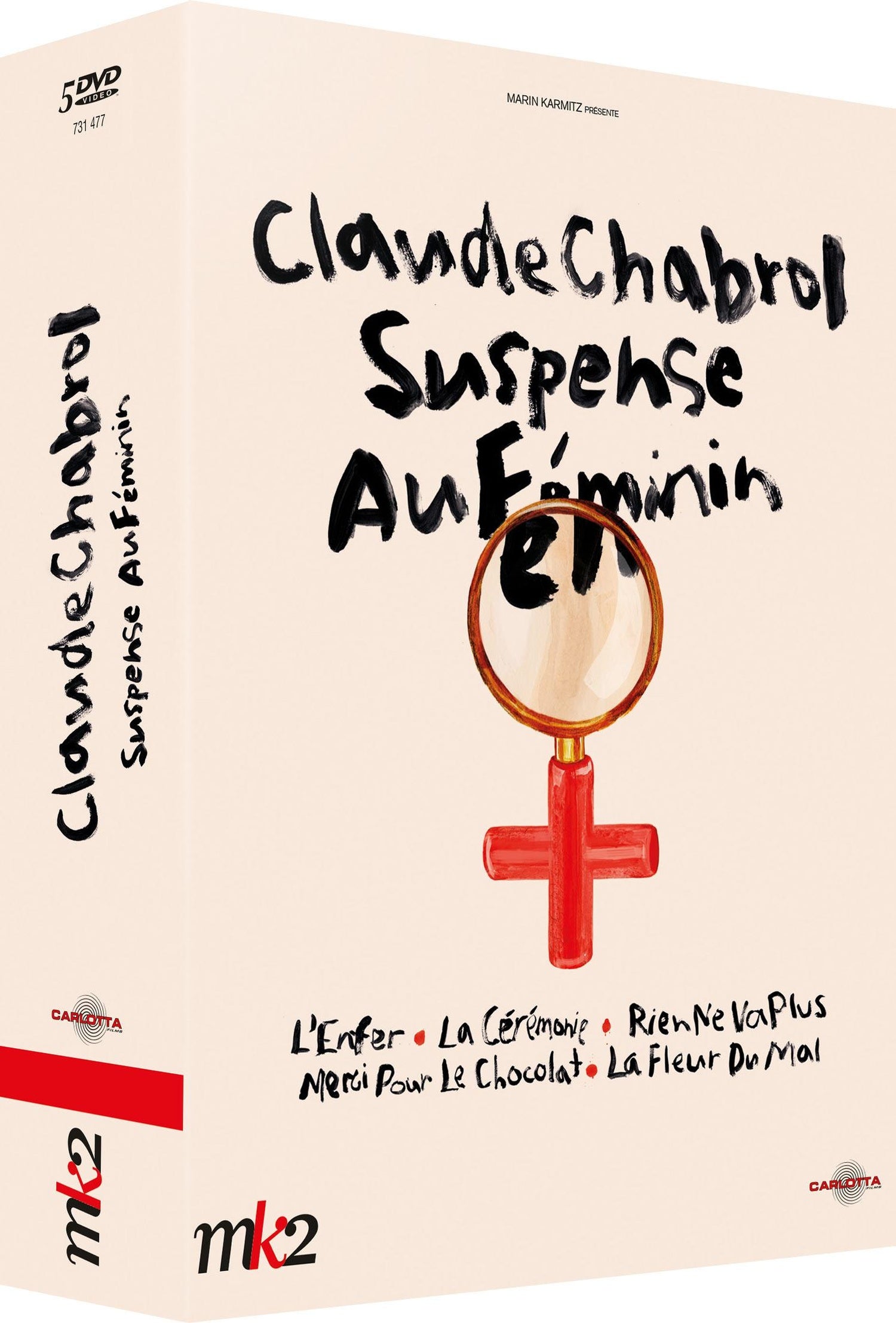 Coffret Claude Chabrol - Suspense au féminin : L'Enfer + La Cérémonie + Rien ne va plus + Merci pour le chocolat + La Fleur du mal [DVD]