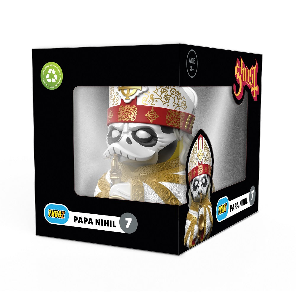 Numskull - Best of TUBBZ Boîte Canard de bain - Ghost - Papa Nihil - 9cm - flash vidéo