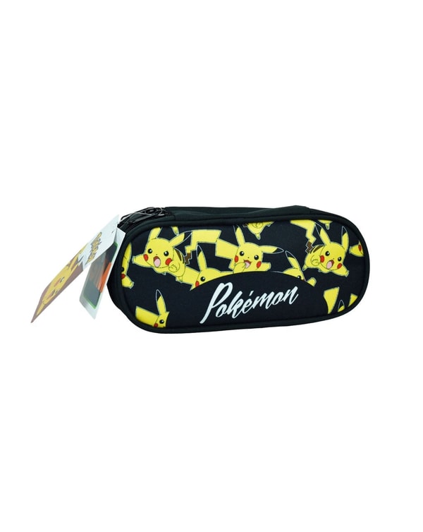Pokémon - Trousse à crayons à deux niveaux Pikachu All-Over 26cm - flash vidéo
