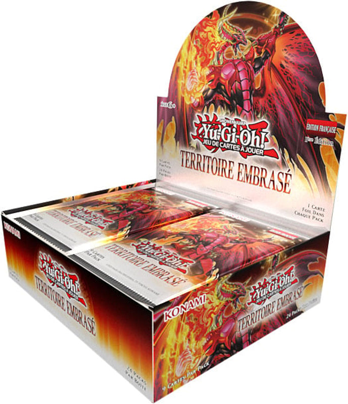 Yu-Gi-Oh! JCC - Display de Pack de Booster Territoire Embrasé (24 Boosters)