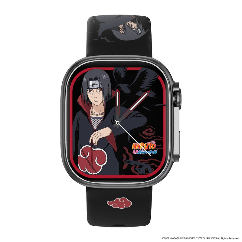 Abyx Fit - Touch 5 - Montre connectée Naruto Shippuden - Itachi Uchiwa - Gris spatial