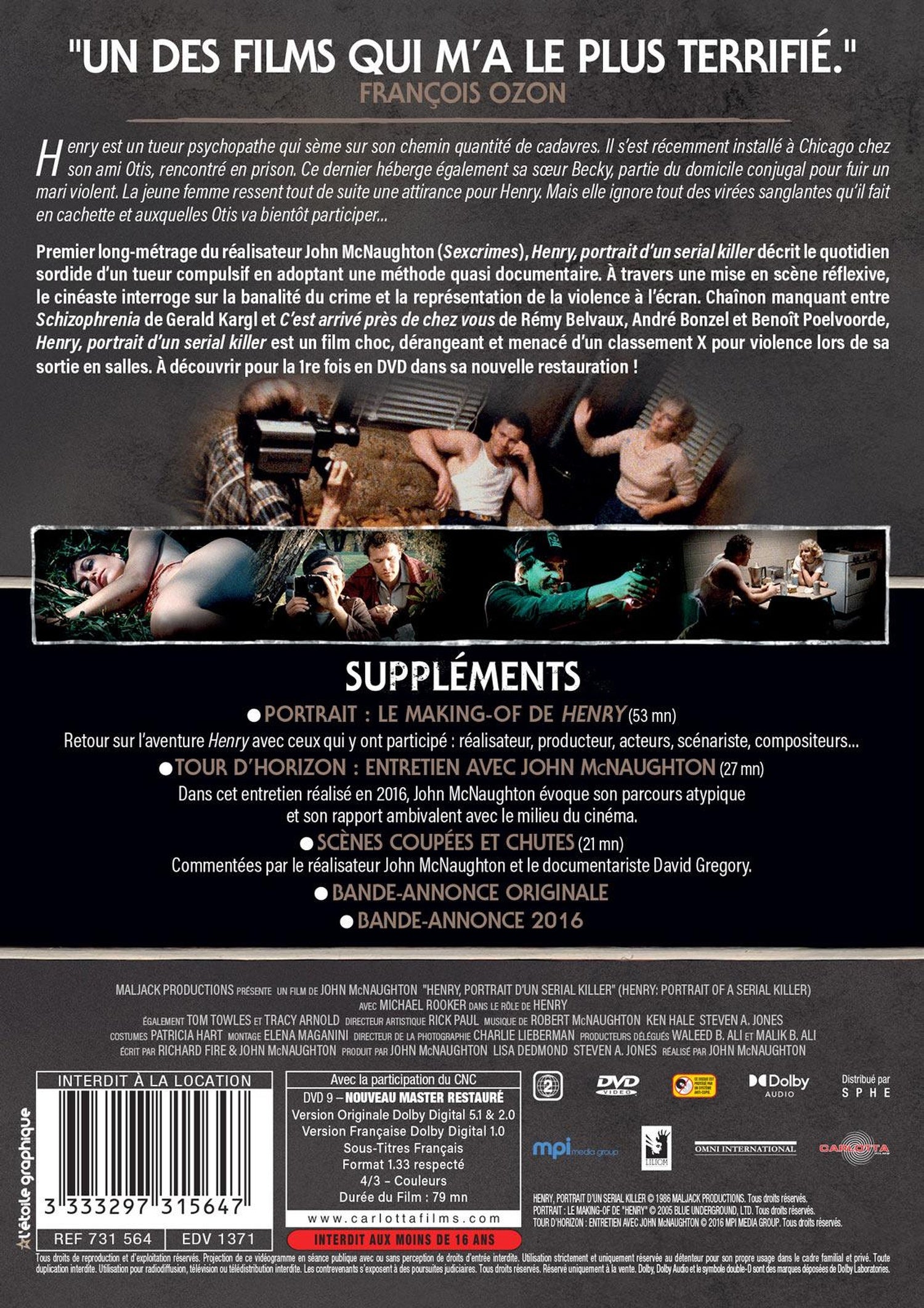 Henry - Portrait d'un serial killer [DVD]
