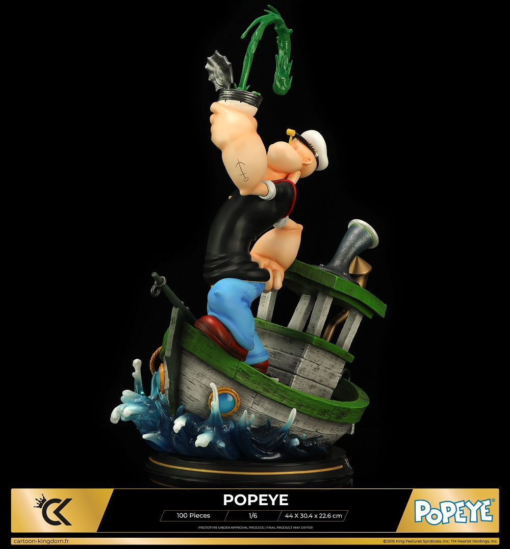 Cartoon Kingdom - 1:6 Statues - Popeye "Spinash Version" Statue 44cm - flash vidéo
