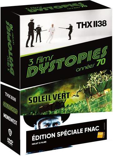 Coffret Dystopies 70 - 3 films : THX 1138 + Soleil vert + Mondwest (Westworld) [DVD]