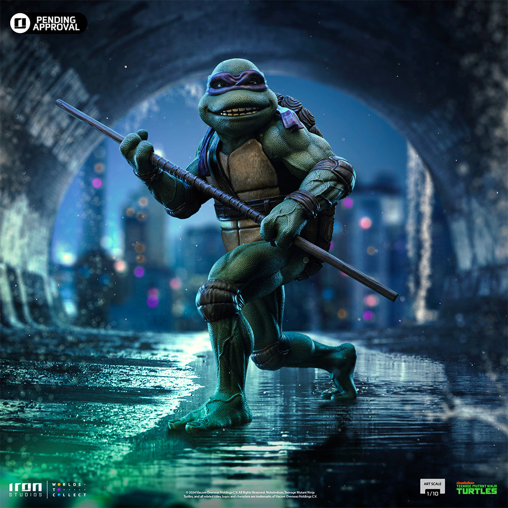 Iron Studios - Art Scale 1/10 - Teenage Mutant Ninja Turtles - Donatello Statue 18cm - flash vidéo
