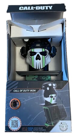 Cable Guys Ikon - Call of Duty - Ghost Logo Support Lumineux Chargeur pour Téléphone et Manette