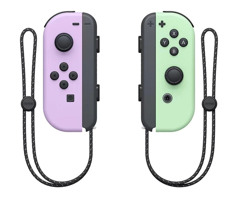 Paire de manettes Joy-Con Violet Pastel/Vert Pastel - Avec des batteries amovibles