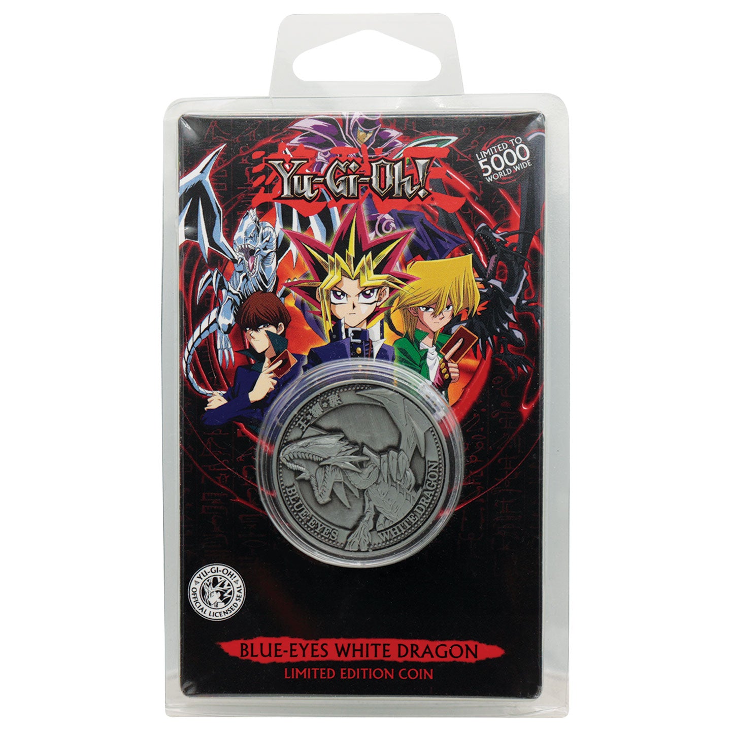Yu-Gi-Oh! - Pièce de collection en édition limitée du Dragon Blanc aux Yeux Bleus