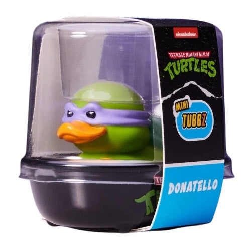 Numskull - Mini TUBBZ Canard de bain - Tortues Ninja - Donatello (Édition baignoire) - 8cm - flash vidéo