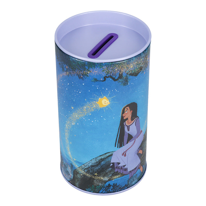 Disney - Wish : Asha et la Bonne Étoile - Tirelire en métal - flash vidéo