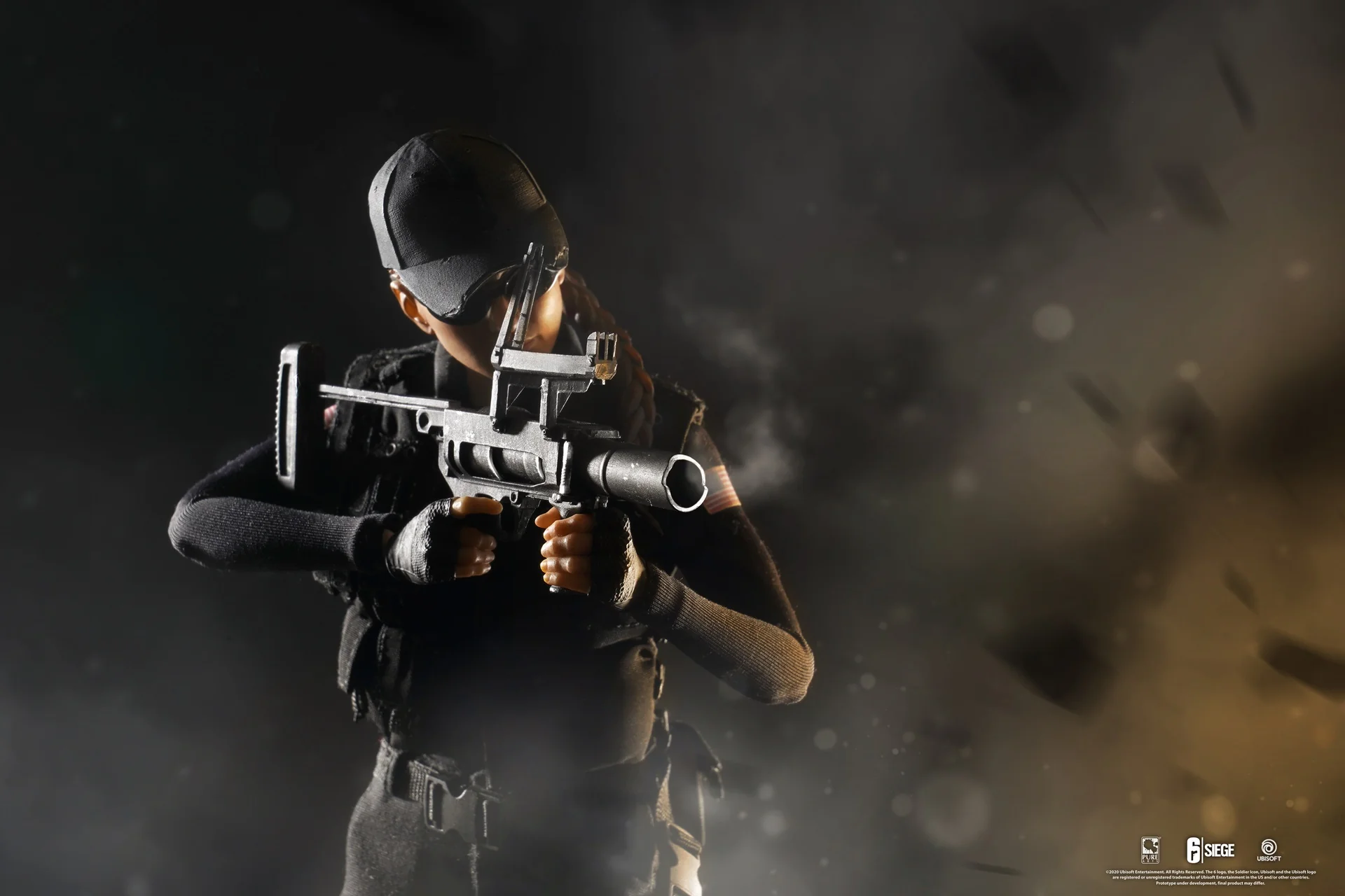 PureArts - 1:6 Articulated Figures - Rainbow Six Siege - Ash Figurine 30cm - flash vidéo