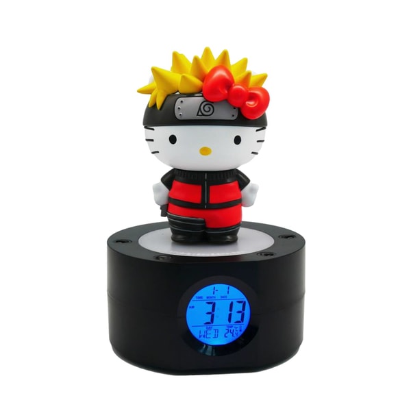 Naruto Shippuden - Réveil et Lampe Naruto Uzumaki X Hello Kitty - flash vidéo