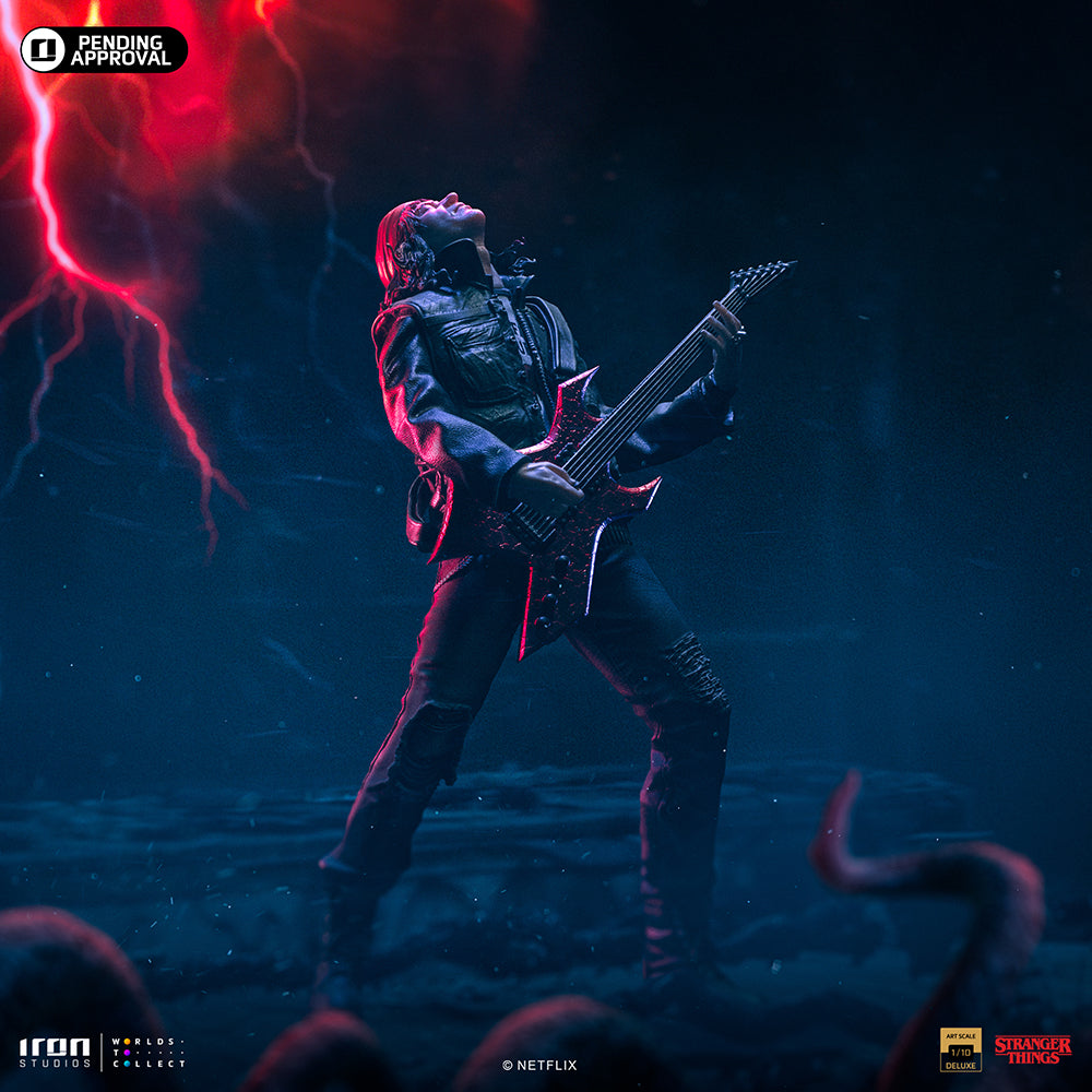 Iron Studios - Deluxe Art Scale 1/10 - Stranger Things - Eddie Munson Statue 20cm - flash vidéo