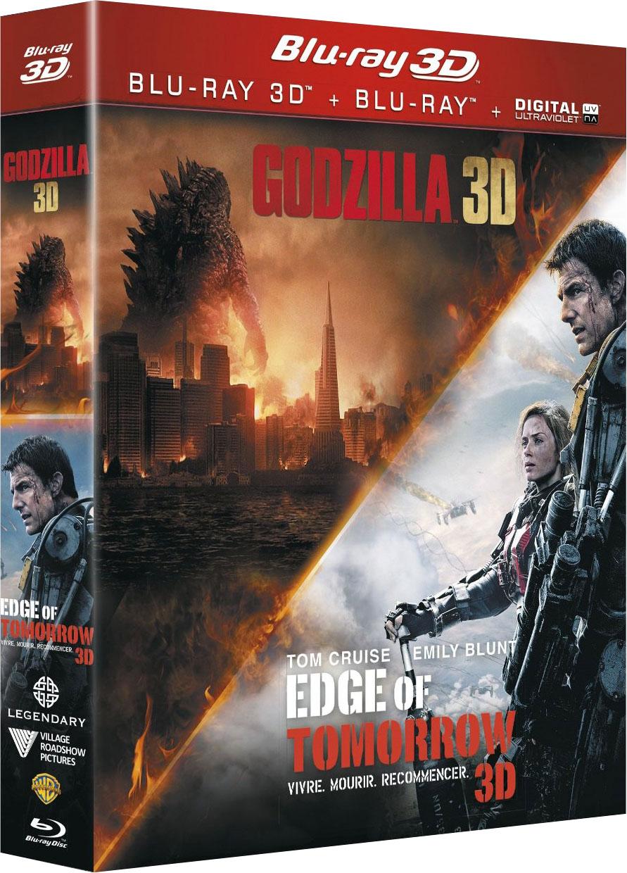 Edge of Tomorrow + Godzilla [Blu-ray 3D]