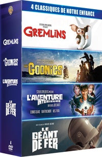 4 classiques de notre enfance - Coffret : Gremlins + Les Goonies + L'Aventure intérieure + Le Géant de fer [DVD]
