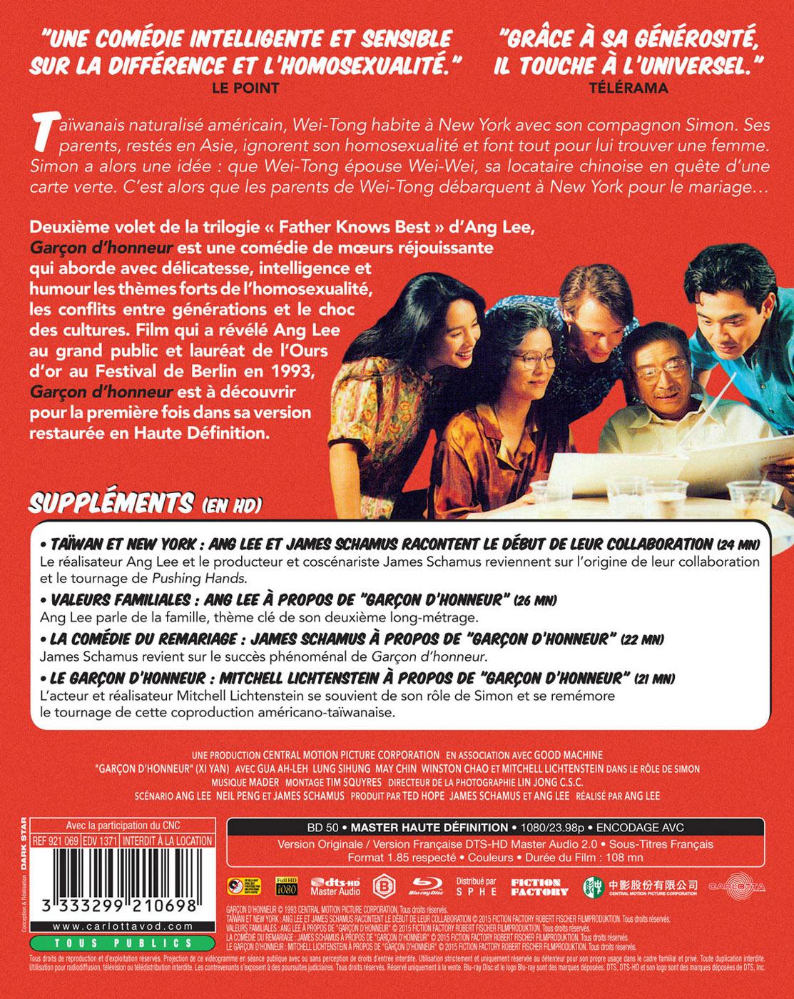 Garçon d'honneur [Blu-ray]
