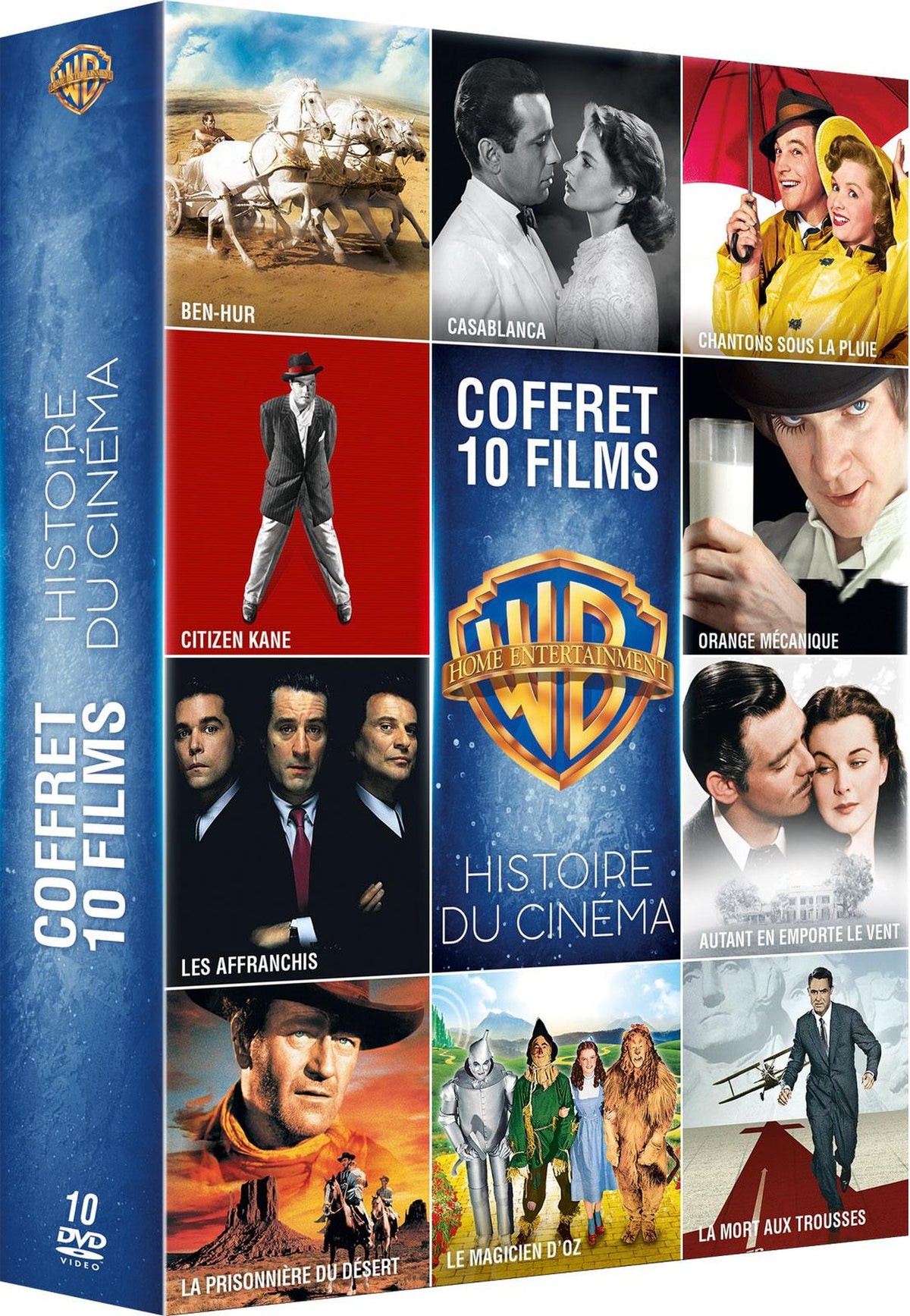 Collection de 10 films de l'histoire du cinéma Warner [DVD]