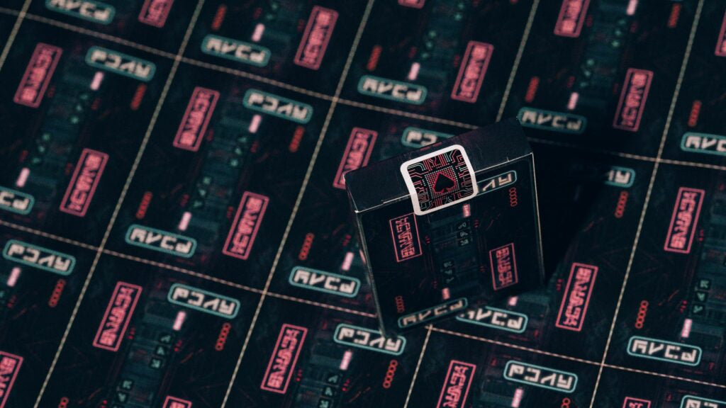 Bicycle - Carte de jeu Standard 56 pièce(s) Cyberpunk Cyber City - flash vidéo