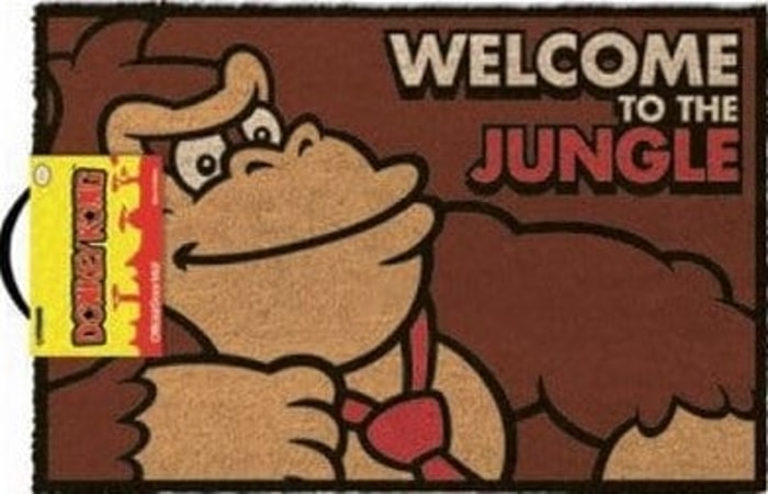 Nintendo - Donkey Kong - Paillasson "Welcome To The Jungle" 40x60cm - flash vidéo
