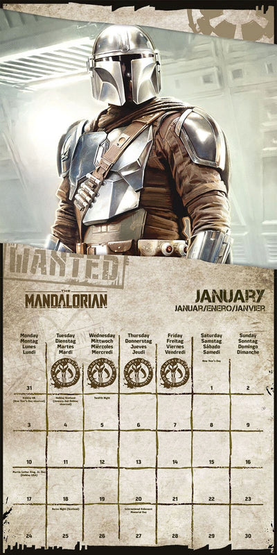 Star Wars - The Mandalorian Calendrier 2022