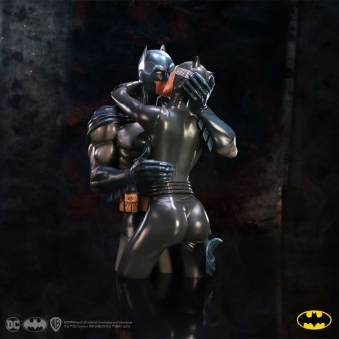 Nemesis Now - DC Comics - Buste de Batman et Catwoman 30cm - flash vidéo