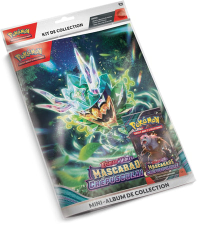 Pokémon JCC - Écarlate et Violet - Kit de Collection Portfolio avec booster Mascarade Crépusculaire (Blister)