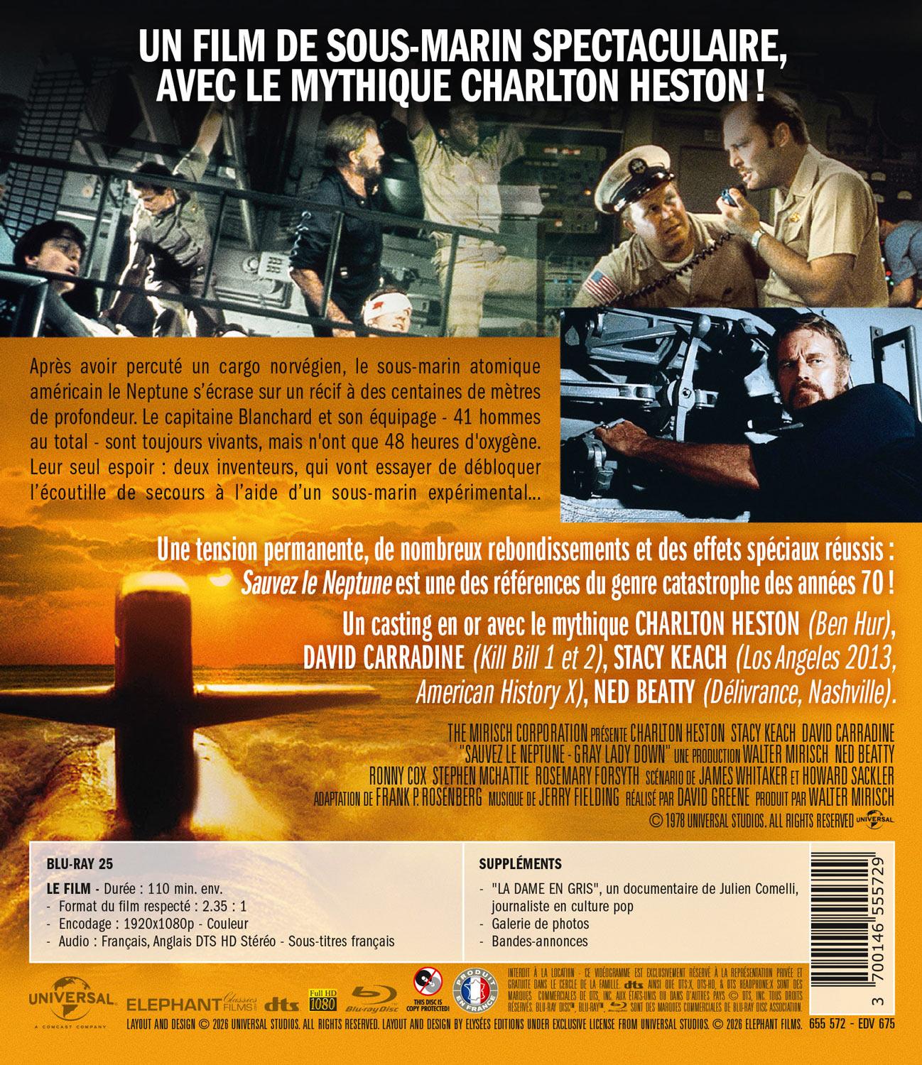 Sauvez le Neptune [Blu-ray]