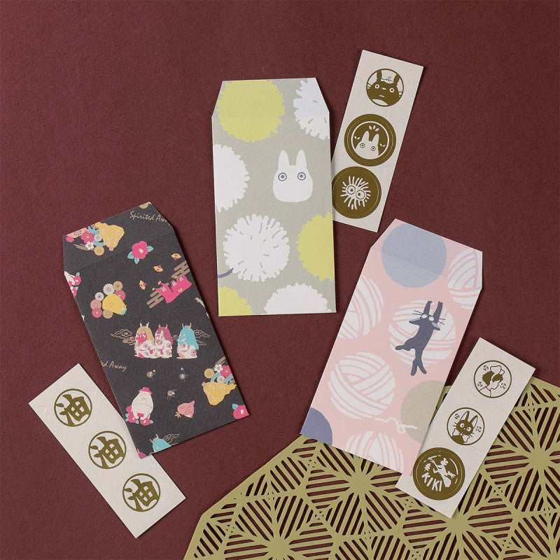 6 ENVELOPPES & AUTOCOLLANTS TOTORO PISSENLIT - MON VOISIN TOTORO