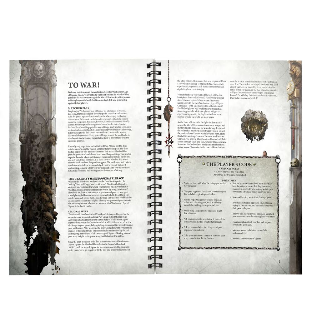 Warhammer Age of Sigmar General's Handbook 2024-25 (Anglais) - flash vidéo