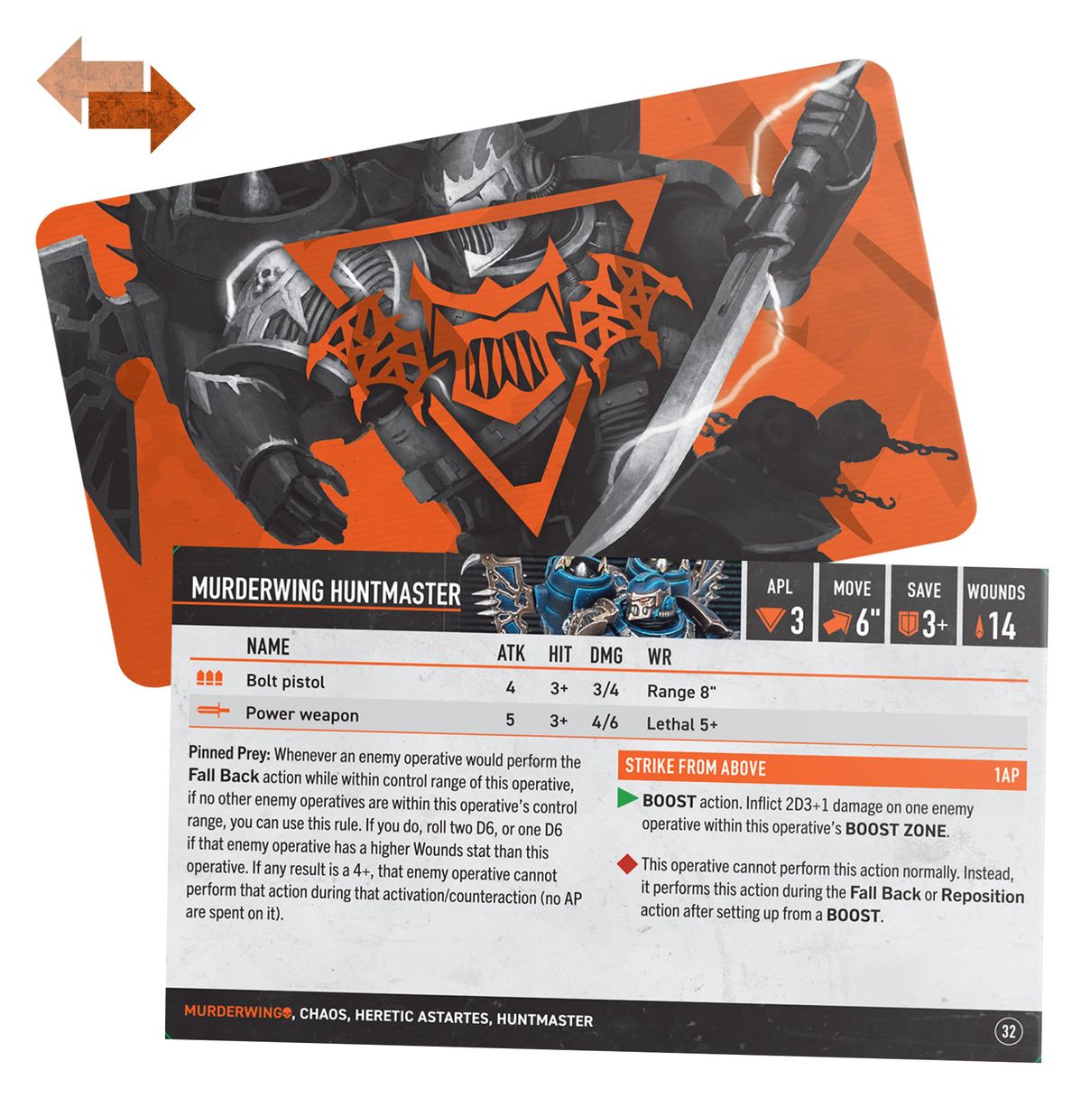 Kill Team: Murderwing – Datacards (Anglais)