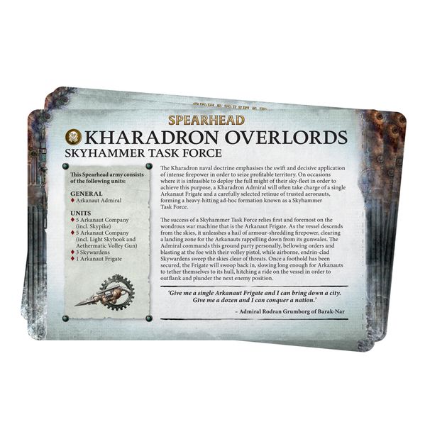 Faction Pack: Kharadron Overlords (Anglais) - flash vidéo