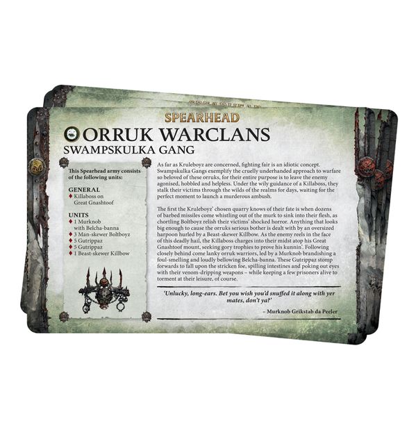 Faction Pack: Orruk Warclans (Anglais) - flash vidéo