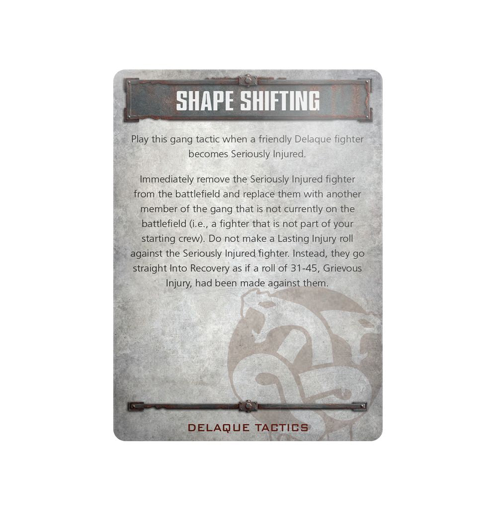 NECROMUNDA: DELAQUE GANG TACTICS CARDS - flash vidéo