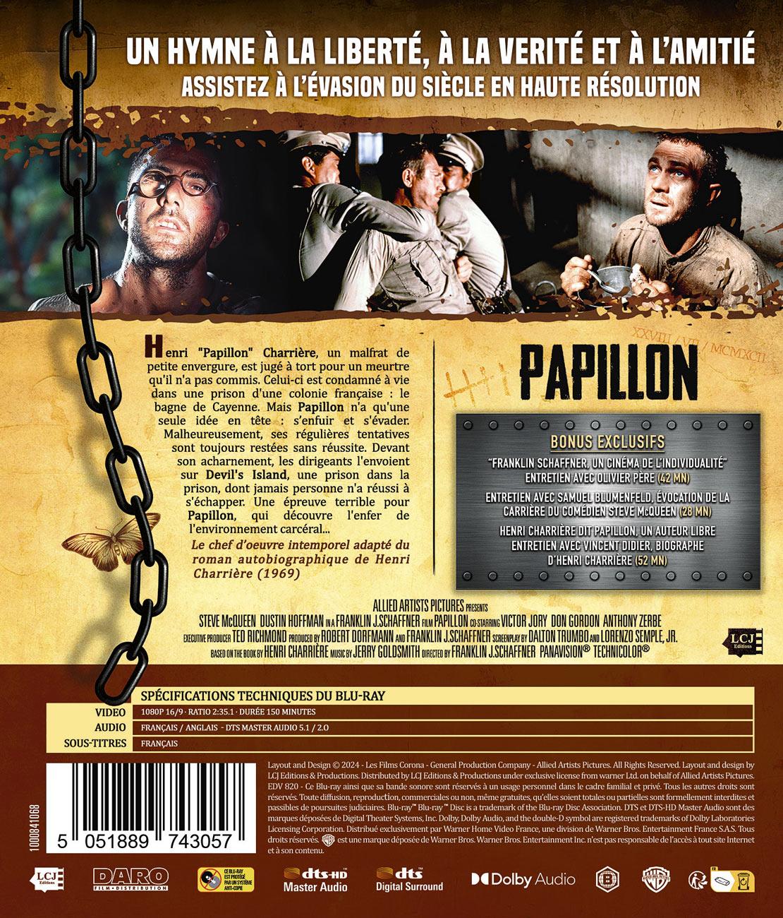 Papillon [Blu-ray]