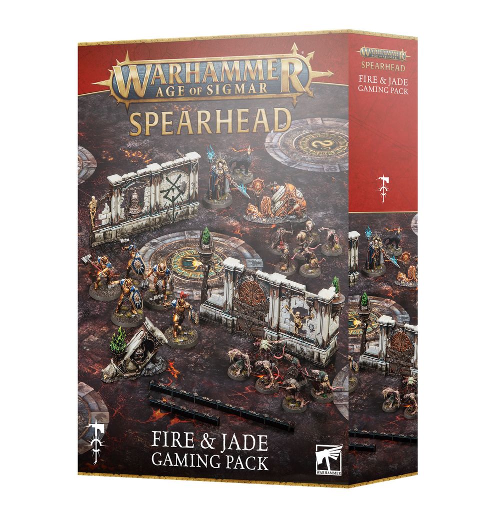 Warhammer Age of Sigmar: Spearhead – Fire & Jade Gaming Pack (Anglais) - flash vidéo
