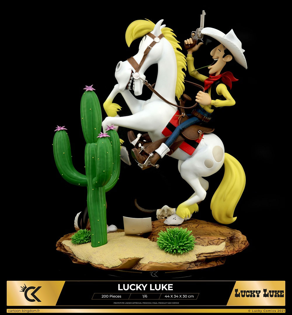 Cartoon Kingdom - 1:6 Statues - Lucky Luke Statue 44cm - flash vidéo