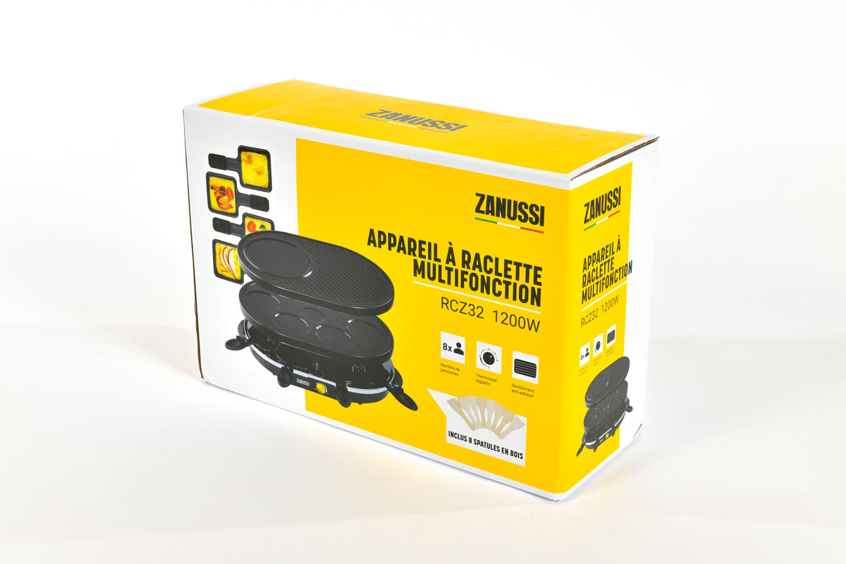 Zanussi - Appareil à raclette multifonctions Party RCZ32