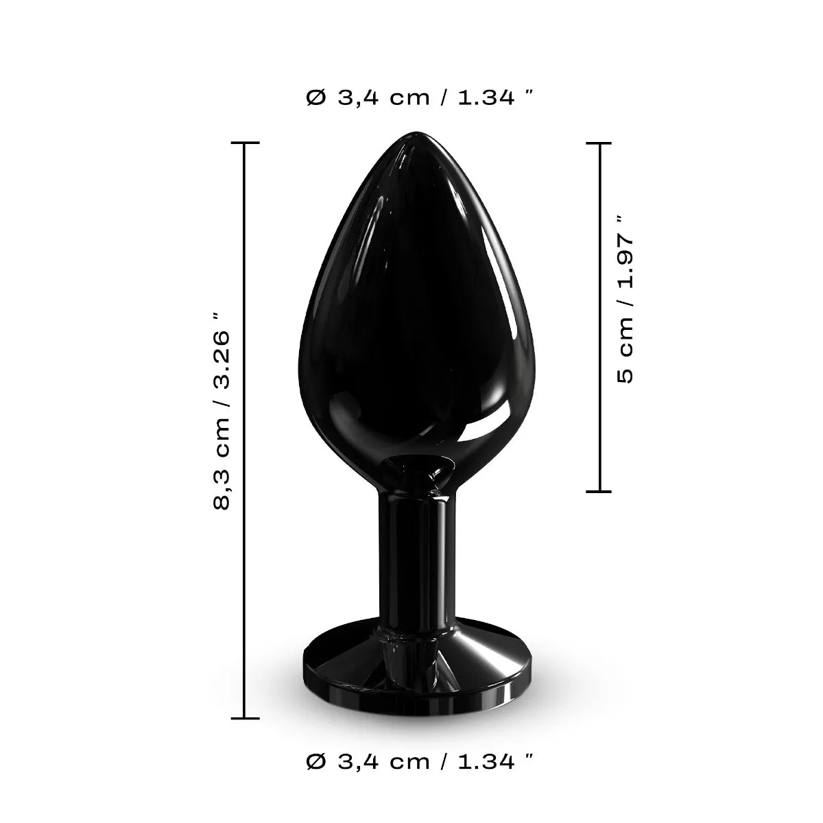 Plug Anal Bijou Diamond M [Sextoys] - flash vidéo