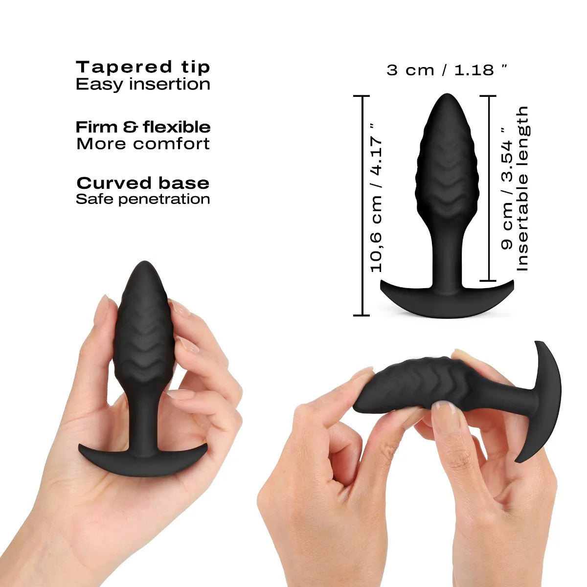 Plug anal texturé Wavy [Sextoys] - flash vidéo